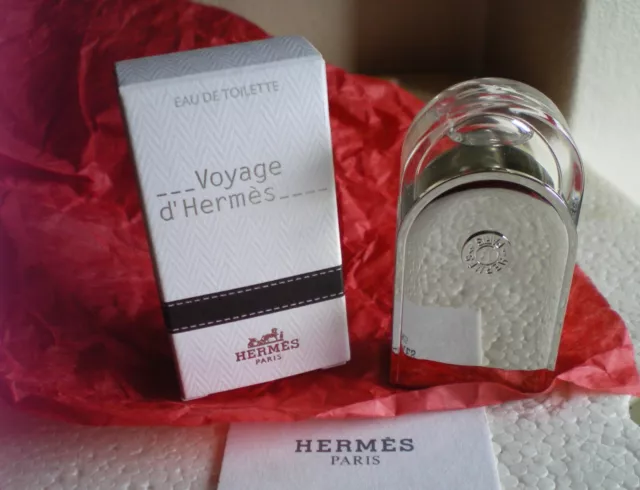 Miniature "Voyage d'Hermès" HERMES Paris 5 ml EDT + BOX + FULL + NEW + NEUF