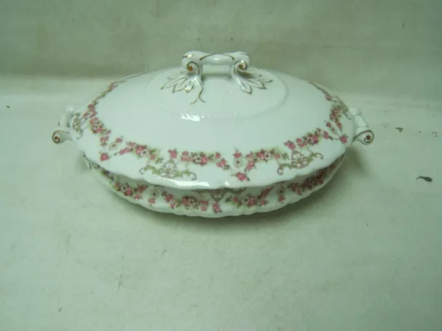 Vienna Austria VNN2 Oval Covered Serving Dish w/ Lid No Chips
