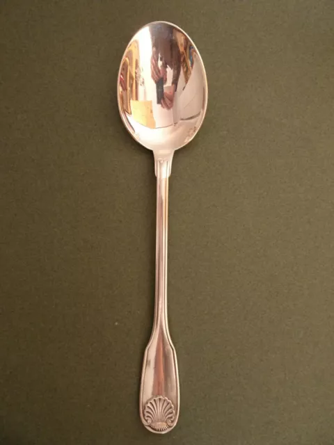 CHRISTOFLE.Vendôme.Grande cuillère a jus ou a bouillon en métal argenté.
