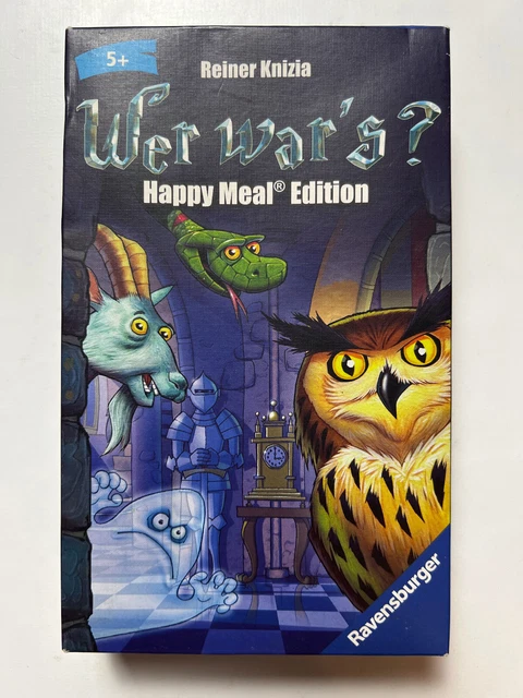 Wer wars? - Ravensburger - Reisespiel - Happy Meal Edition - Vollständig
