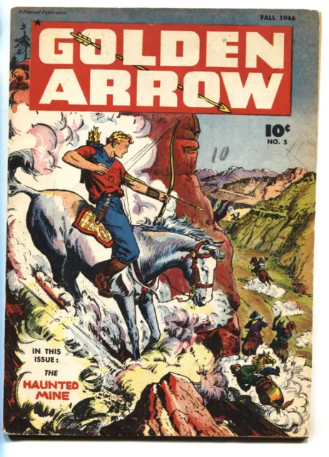 Golden Arrow #5 1947-Golden-Age comic book-Tuska art-VG+