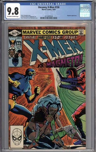 Uncanny X-Men #150 CGC 9.8 NM/MT Magneto Appearance