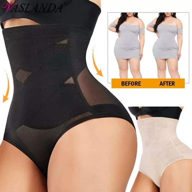 Women High Waist Slimming Tummy Control Knickers Body Shaper