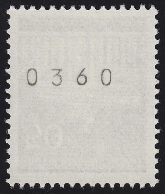 509w Brandenb. Tor w 50 Pf Planatol, Einzelmarke + Nr. **