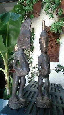 2 African Statues. Pair Statue African Ibeji African Art African Tribale