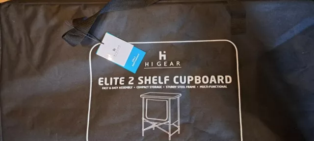 Hi Gear Elite 2 Shelf Cupboard, Used Once Only