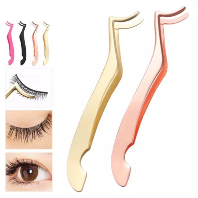 False Eyelash Tweezer Applicator Eyelash Extension Curler Nipper Clip Clamp ToUL