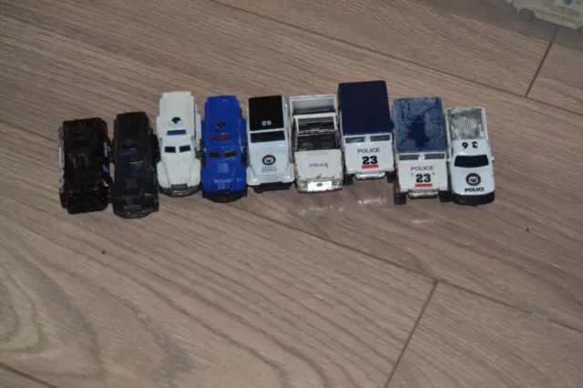 Toy Car Bundle, A Set Of Police Vehicles In Excellent Condition.