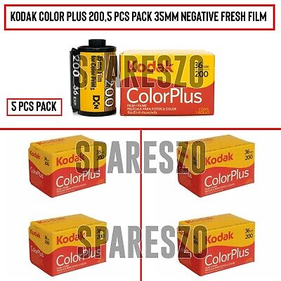 Kodak 10 Rouleaux Kodak Colorplus 200 Couleur Film Négatif 35mm Rouleau Film 36 Vues 