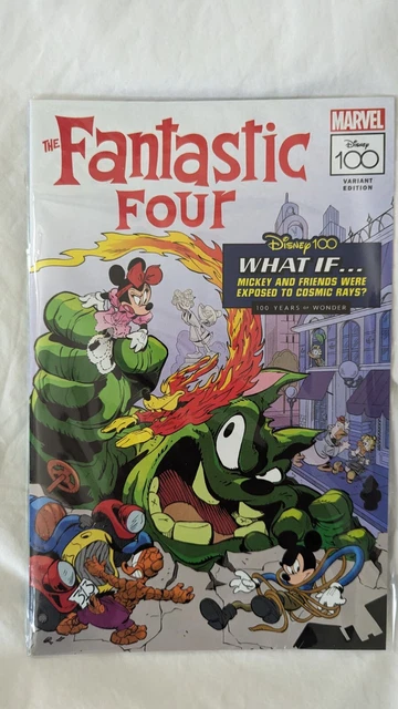 Amazing Spider-Man 19 Nm Fantastic Four What If? Disney 100 Variant Marvel