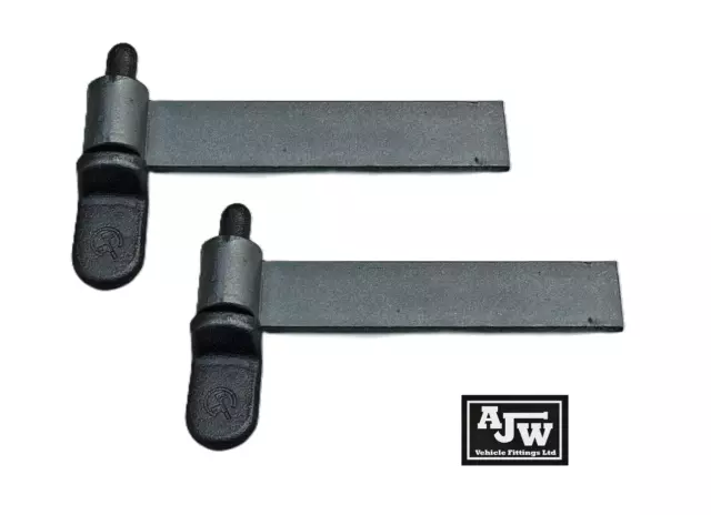 2 X Straight Hinge & Gudgeon SC Set Trailer Pick Up Tailgate Dropside Parts