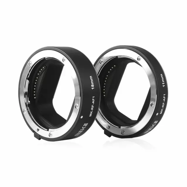 Meike MK-RF-AF1 Auto Focus Macro Extension Tube Ring 11mm+18mm For Canon EOS-R 3