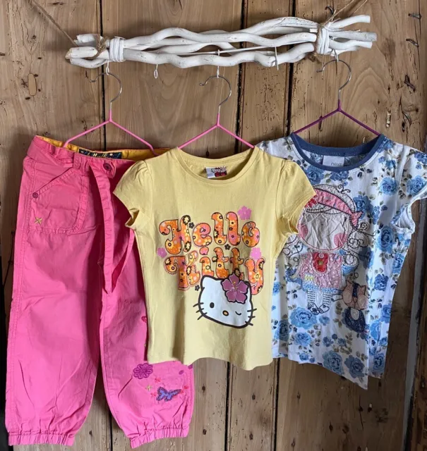 girls summer clothing bundle, Hello Kitty, Next, age 3-4 years