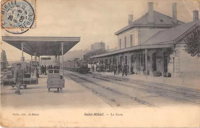 Cpa 55 Saint Mihiel La Gare