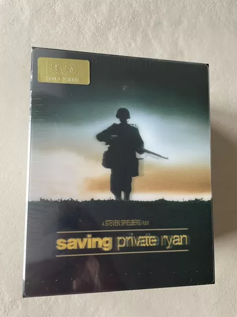 Steelbook Blu-Ray 4K Saving Private Ryan HDZeta Lenticular GoldLabel NEW
