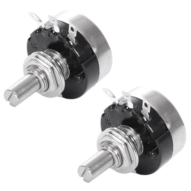 2X Taper Carbon Potentiometer with Diameter with Knob, RV24YN 20S B50N9Q8