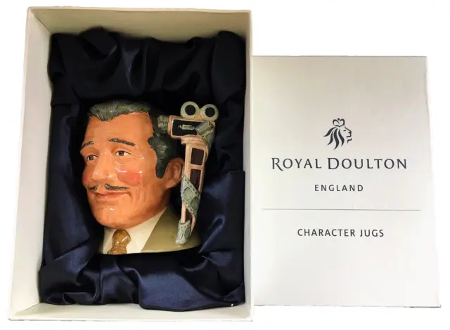 Rare 1984 Clark Gable Royal Doulton Character Toby Jug Mug In Orig Box Very Exuc