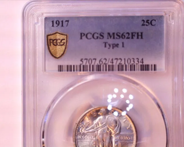 1917 Standing Liberty Quarter Type 1  PCGS MS62 Full Head * Great type set coin!