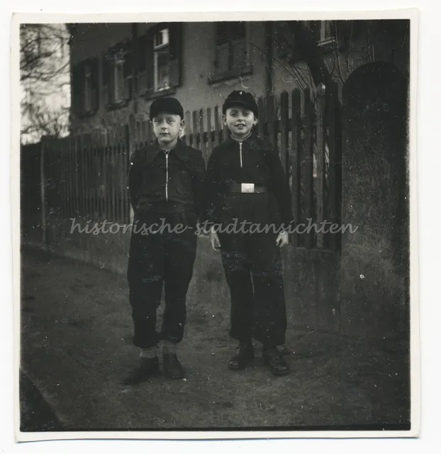 Due Ragazzi - Ragazzi Bambini - Bello Vecchia Foto 1920er