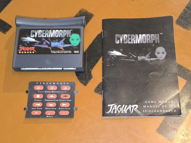 Manuel De Jeu Cybermorph Pour Atari Jaguar – 100% Original, PAL FR, Complet Et Non Annoté (occasion)
