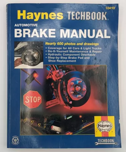 Haynes Techbook Automotive Brake Manual #10410 Repair