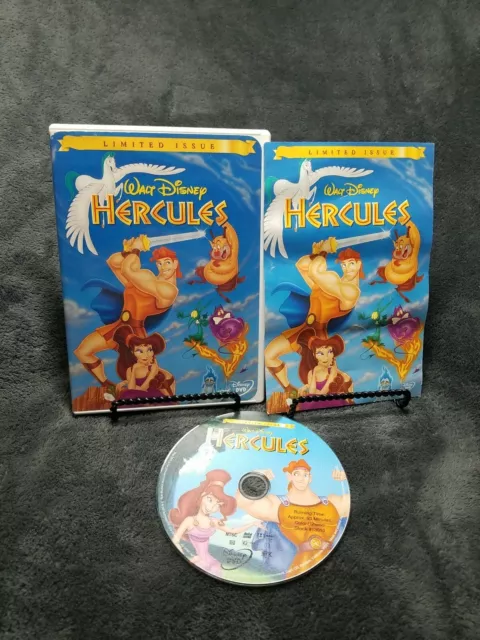 HERCULES DVD - 1999 Limited Issue  Walt Disney Cartoon Kids Family RARE OOP HTF