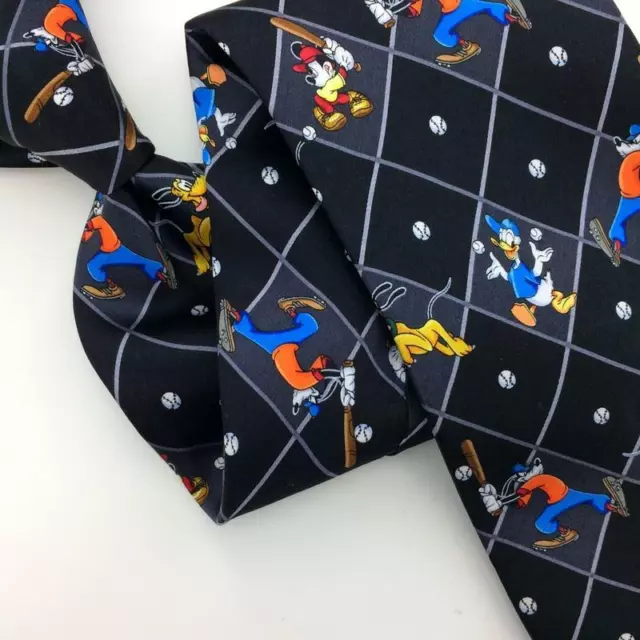 Mickey Unlimited Tie Pluto Donald Duck Goofy Necktie Cartoon Ties IN19-161 New 2