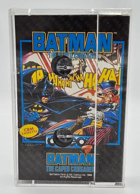 Batman The Caped Crusader Commodore 64/128 Kassette 1988 VERSANDKOSTENFREI