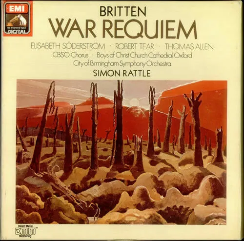 Benjamin Britten: War Requiem: Simon Rattle: Birmingham Symphony O - 2 x CD