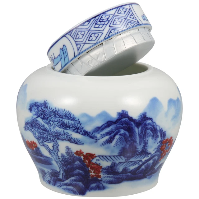 Pot à Thé Céramique Japonais Traditionnel Jingyun - Boîte à Thé Décorative Pour Maison