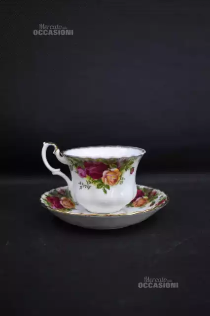 Tazzina Da The Piattino In Ceramica Royal Albert Fantasia Rose