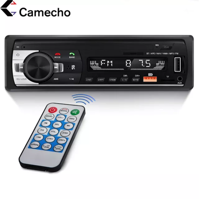 Car Stereo Audio Bluetooth In-Dash FM Aux Input Receiver SD USB MP3 Radio Player