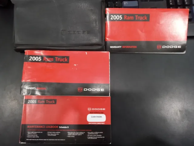 2005 Dodge Ram Truck Owners Manual W Case