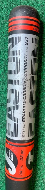 Easton SJ7 J-Series Official Softball Bat 34in 33oz Graphite / Carbon Composite