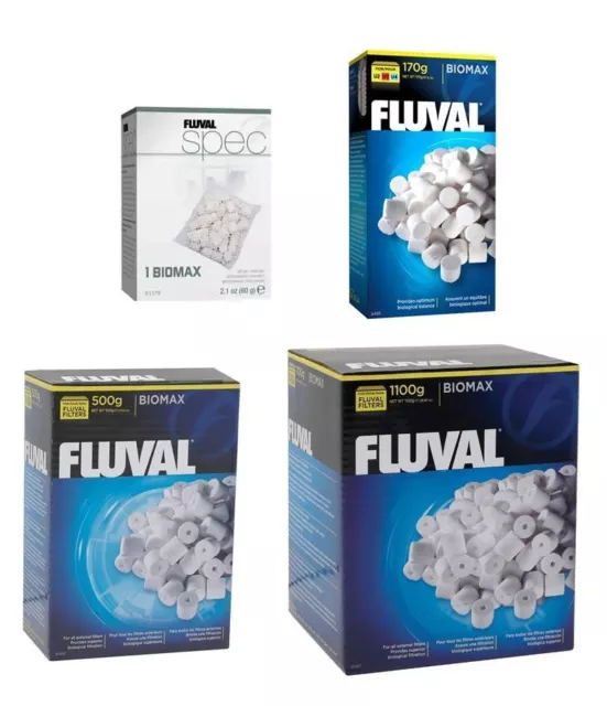 Fluval Biomax Rings Aquarium Fish Tank Filter Media - Spec U2 U3 U4 107-407 FX6