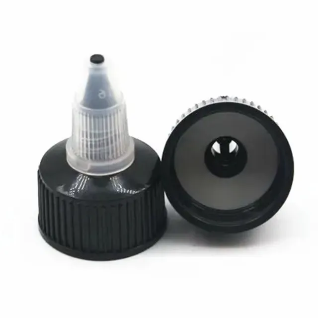 20PCS 24/410 Black & Natural Twist Caps  Seasoning, Glue, Paint Bottles