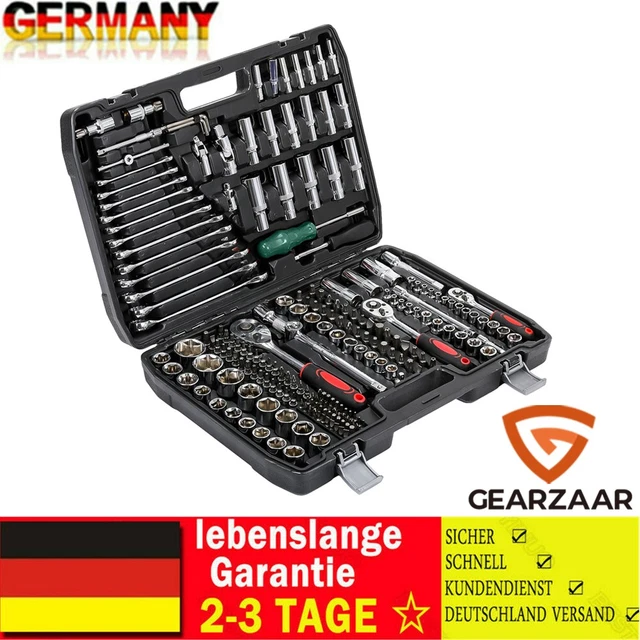 1/4 3/8 1/2 Steckschlüssel Set Steckschlüssel Satz 3/4 Zoll 20-tlg