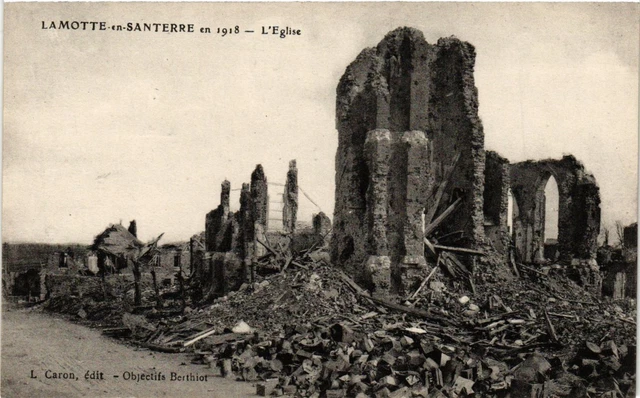 CPA MILITAIRE Lamotte en Santerre-L'Eglise (316470)