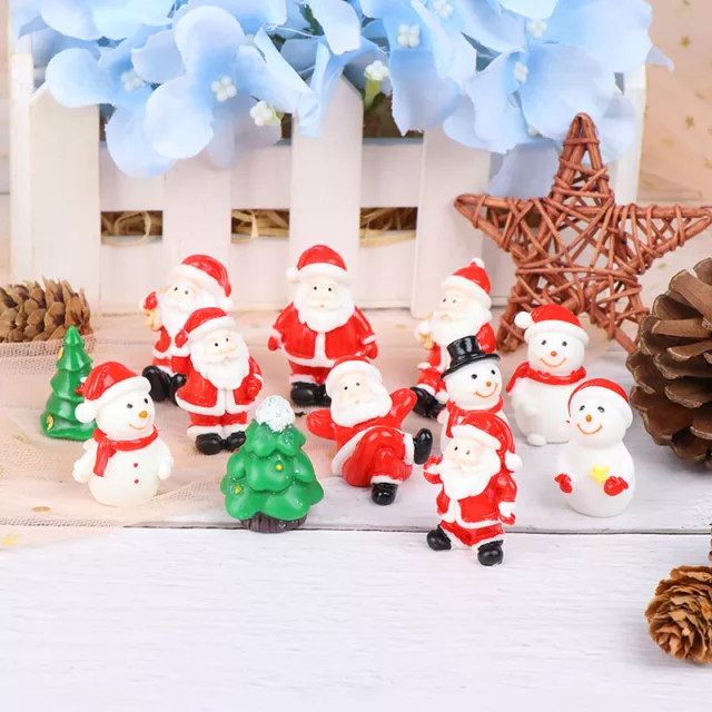 Weihnachtsbaum Schneemann zum Selbermachen Miniatur Gartendekor Weihnachtsmann Micro LandschaftXI