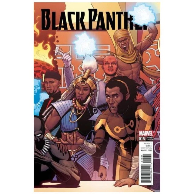 Black Panther (2016 series) #15 Cover 3 in NM minus condition. Marvel comics [f~