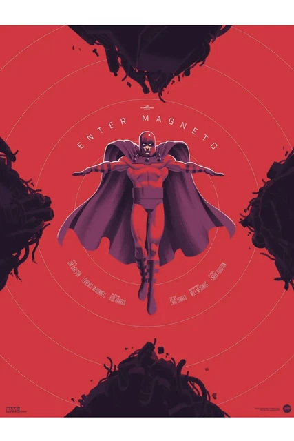 X-Men: Enter Magneto Mondo poster 18 x 24" limited to 250 animated series