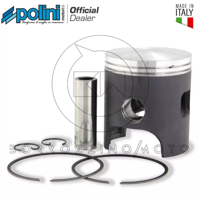 Pistone Bifascia Polini In Alluminio Vespa 125 Primavera Per Kit Evolution 57