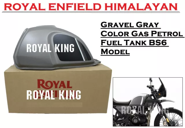 Royal Enfield Himalayan "Gravel Grey" Color Gas "Petrol Fuel Tank" BS6 Model