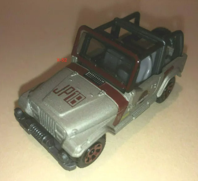 Jurassic Park World MBX Matchbox JP18 Jeep Wranger 1:64 movie car truck toy