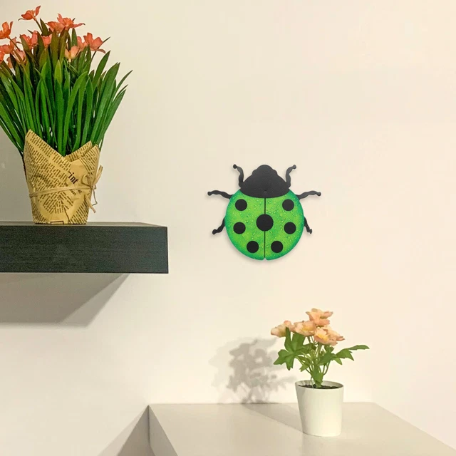 Insect Theme Wall Hanging Decor Beetle Wall Decor Metal Beetle Wall Sculpture 2