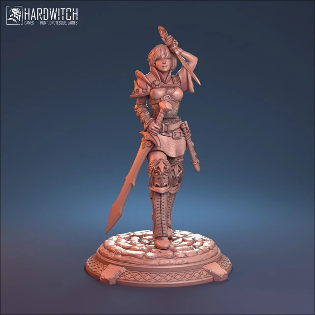Reaper Bones Miniature: Guardian Tumulus Axe – Barrow Warden, 35mm RPG Figure 77347