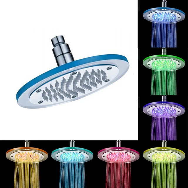 Led Shower Head 7 Colors Light Changing Automatically  Led Showerhead No
