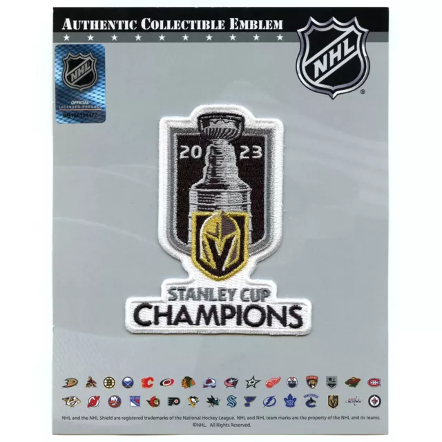 2023 NHL STANLEY Cup Finale Champions Las Vegas Golden Knights Trikot Abzeichen