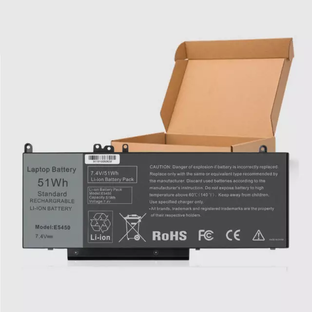 G5M10 RYXXH Battery for Dell Latitude E5250 E5450 E5550 8V5GX WYJC2 F5WW5 7V69Y
