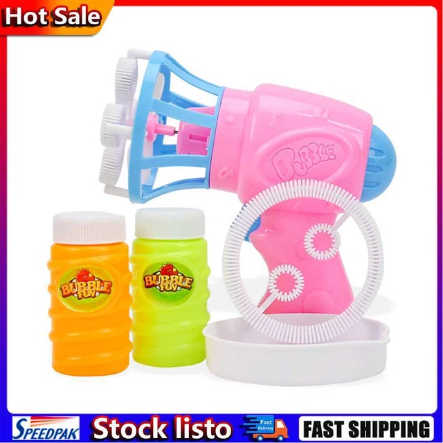 Funny Bubble Blower Machine Electric Fan Automatic Soap Bubble Maker Outdoor Toy